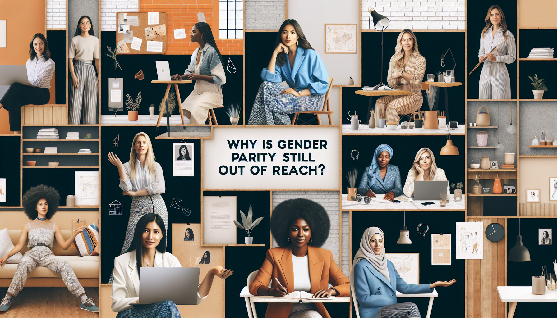 analyse de la difficulté à atteindre la parité pour les femmes entrepreneures et les obstacles rencontrés dans la société contemporaine.